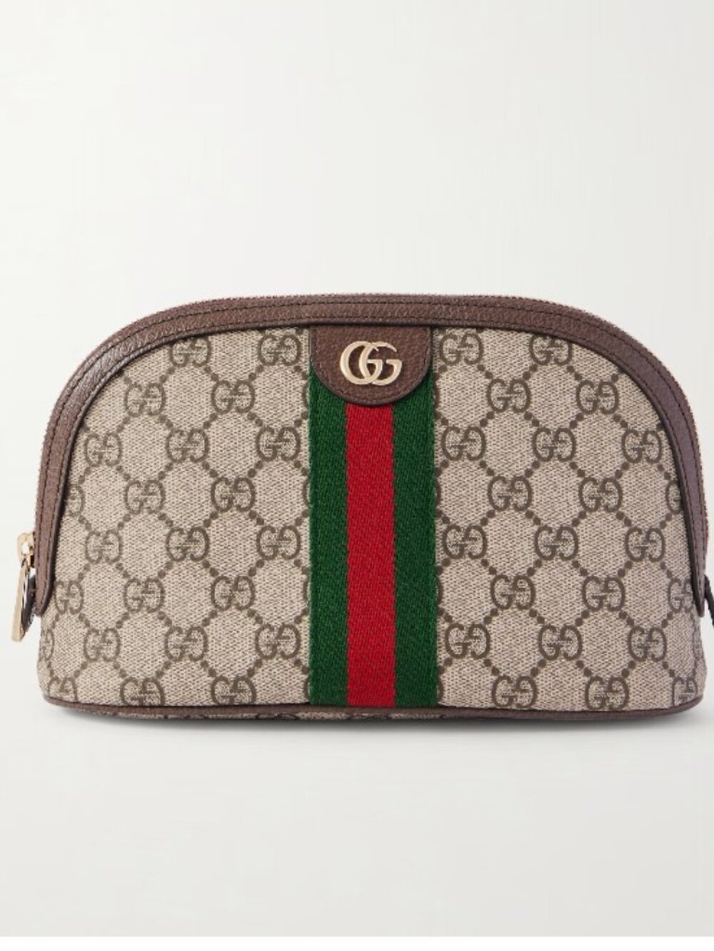 NEW Gucci Ophidia Beauty Cosmetic Toiletry Bag GG Supreme Vanity Case Zip Top